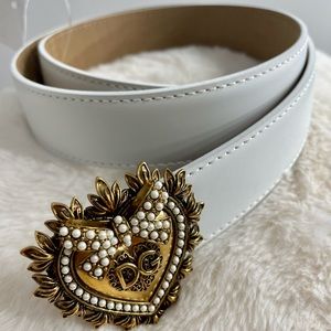 Dolce&Gabbana Leather Devotion belt